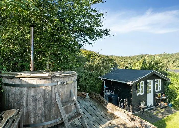 別荘 Family With Sauna And Fjord View