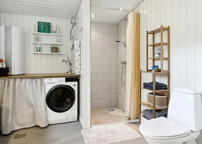 Family With Sauna And Fjord View ボルコップ